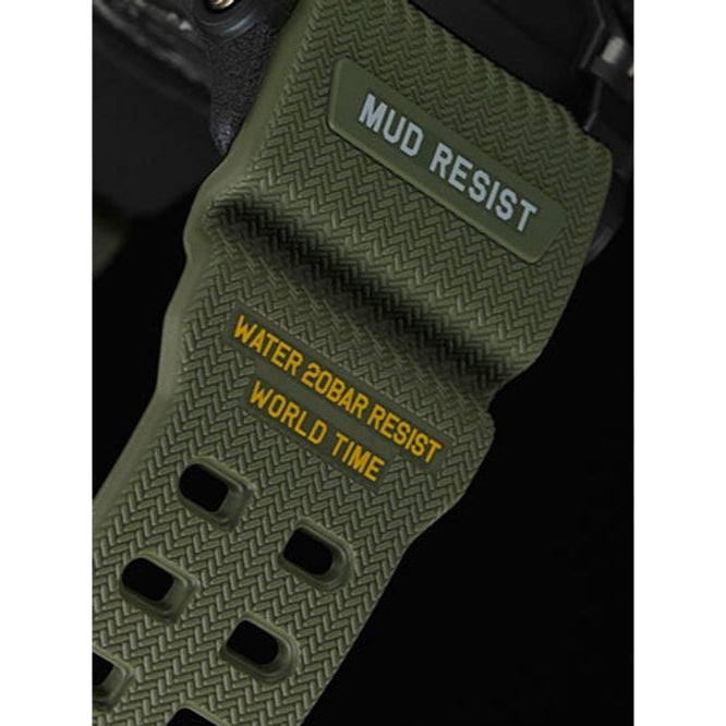 G Shock mudmaster Gg-1000 Green belt men's digital analogue watch