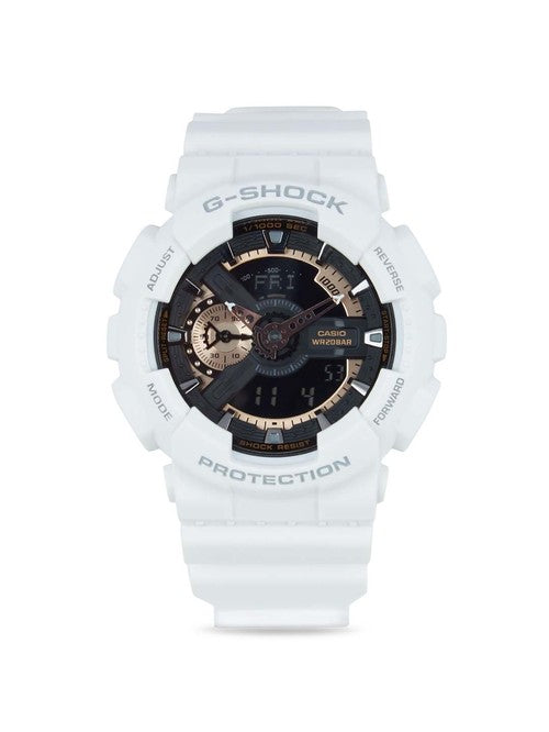 G Shock White GA 110 White belt watch