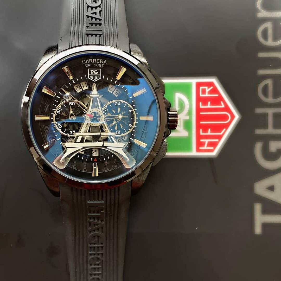 Tag Heuer Carerra Caliber 1887 Eiffel Tower black Dial men's