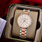 Fossil Tailor multifunction Silver gold chain women's watch