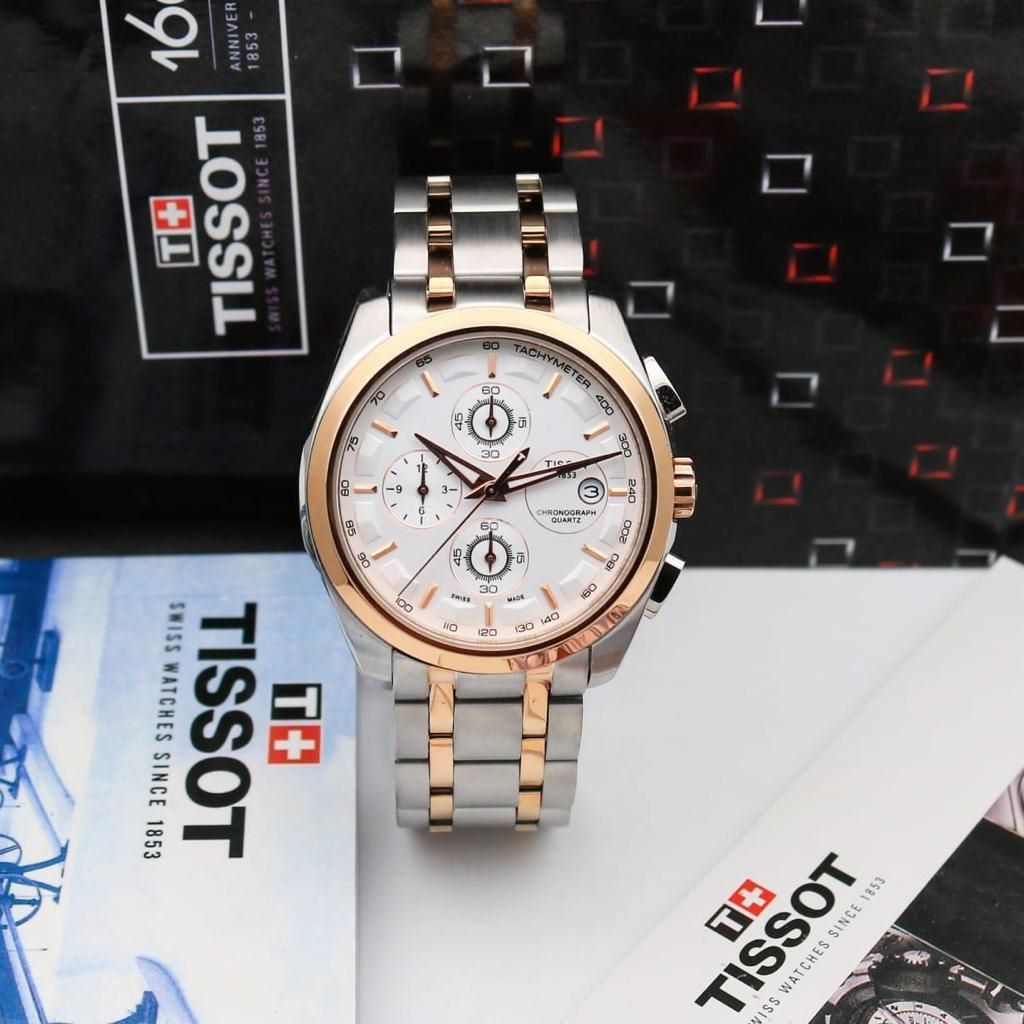 Imported Men’s Tissot Gold Chronograph Stainless Steel Watch