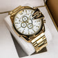 Diesel 10 Bar White dial Chronograph Men's Watch