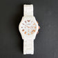 Emporio Armani White Ceramic men's watch