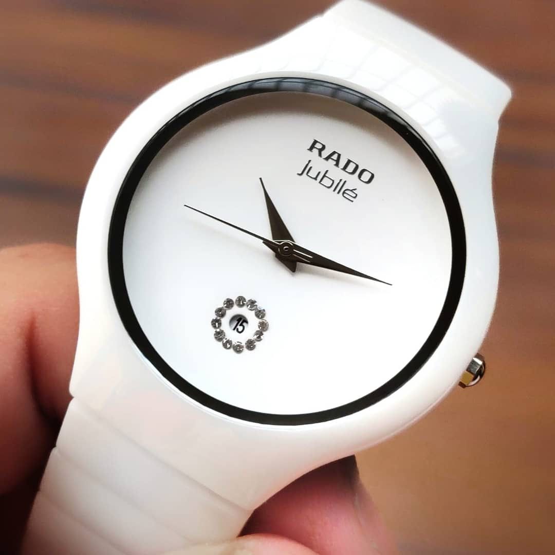 Rado Jubile collection white ceramic men's watch