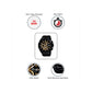 Edific Black dial stainless men's analog watch