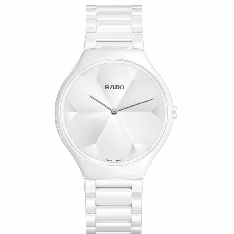Rado White Thinline X Great Gardens Of The World True Men's Watch